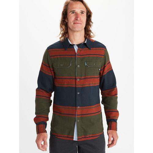 Marmot Clothes Purple NZ - Del Norte Shirts Mens NZ2694087